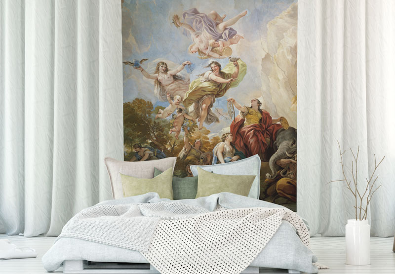 Affresco Apoteosi della famiglia Medici Luca Giordano