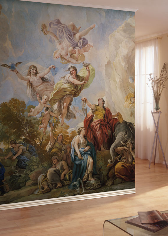 Affresco Apoteosi della famiglia Medici Luca Giordano