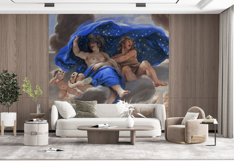 Affresco Notte e Morfeo di Luca Giordano