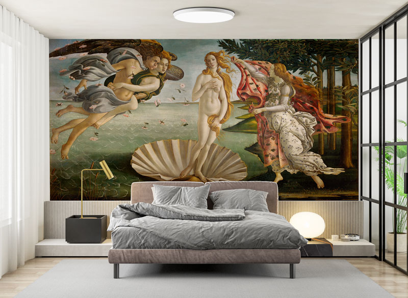 Affresco La Nascita di Venere di Sandro Botticelli