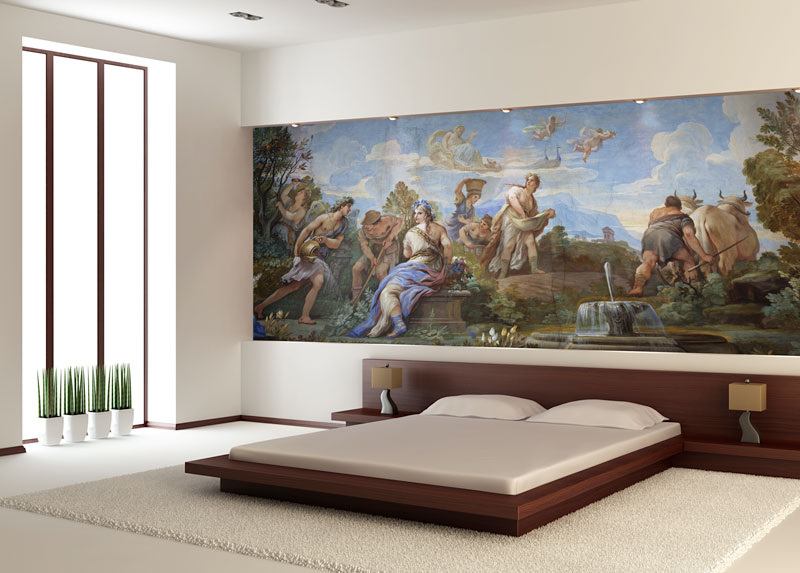 Affresco Apoteosi della dinastia Medici nella Galleria degli Specchi