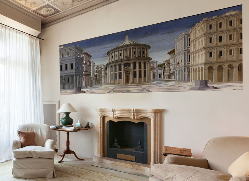 Affresco La Città Ideale Rinascimentale