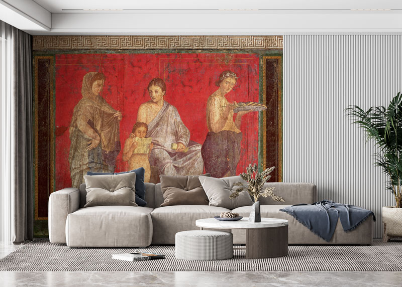 Affresco Scena della Catechesi Villa dei Misteri Pompei