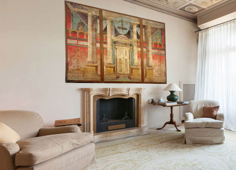 Affresco Pannello Triclinium Architettura Romana