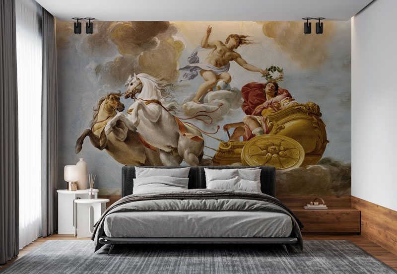 Affresco Trionfo di Alessandro Magno
