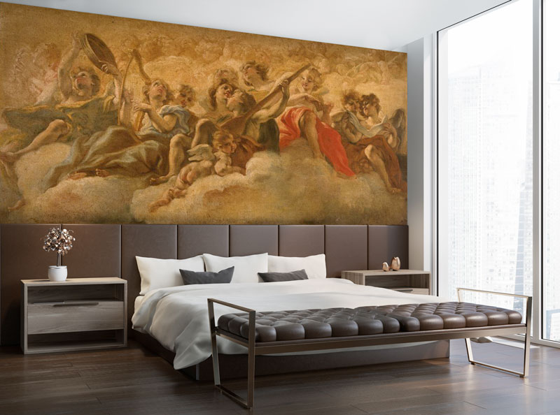 Affresco Concerto di Angeli (Baciccio)