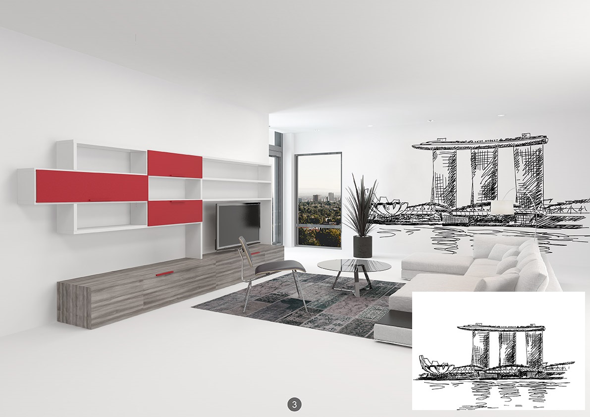 Gigantografia Marina Bay  Still Love sl003